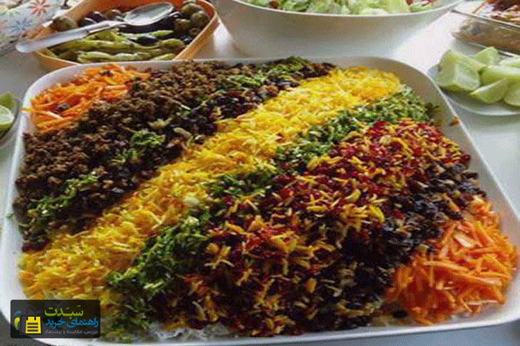 هفت-رنگ-پلو-از-غذاهای-سنتی-تهران