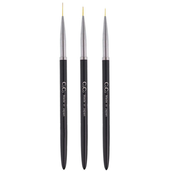 قلم طراحی ناخن کوکو مدل Co-03 مجموعه 3 عددی